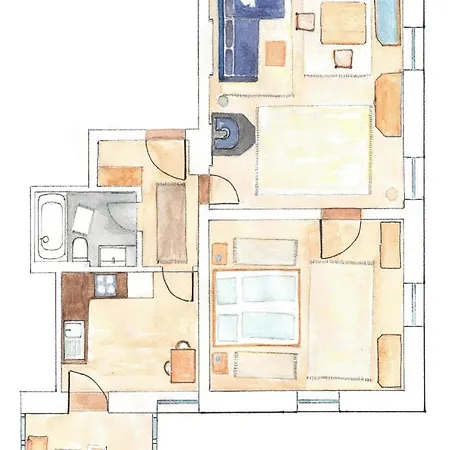 Ferienwohnung Romantic In 公寓 布里克森谷地霍普夫加尔滕